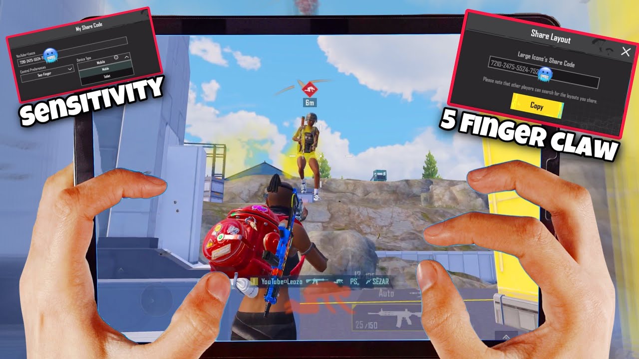 Senseivity + Control CODE That make you HACKER🔥PUBG MOBILE