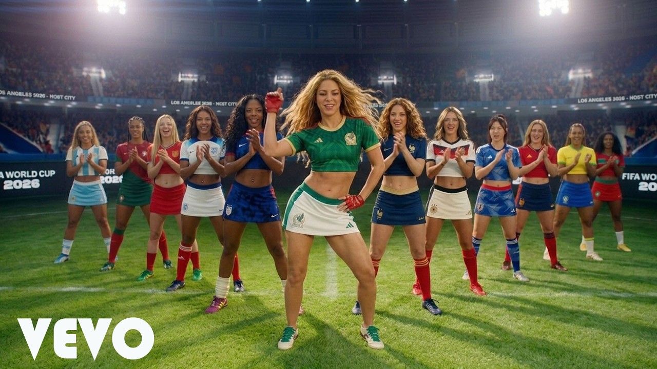 Shakira ft. Pitbull 🔥 Hit Latin Music Vibes | FIFA World Cup 2026 Official Song Live Perfomance 4K