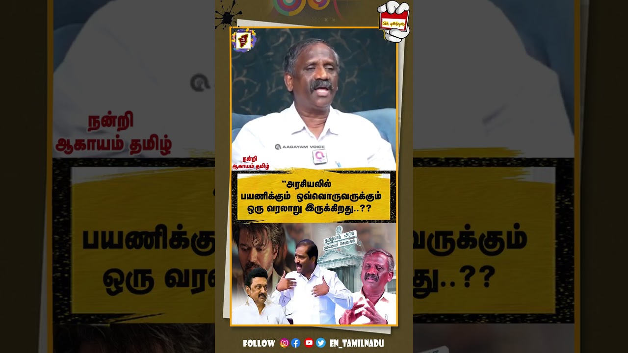 Talking about velmurugan