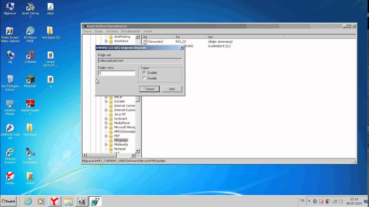 FREEZ SCREN VİDEO CAPTURE NAME-CODE HATASI ÇÖZÜM