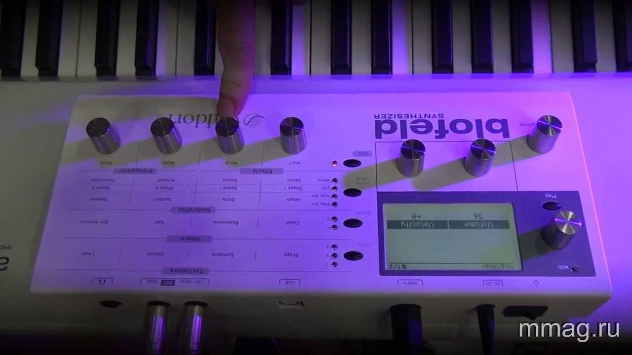 mmag.ru: Синтезатор Waldorf Blofeld - видео обзор
