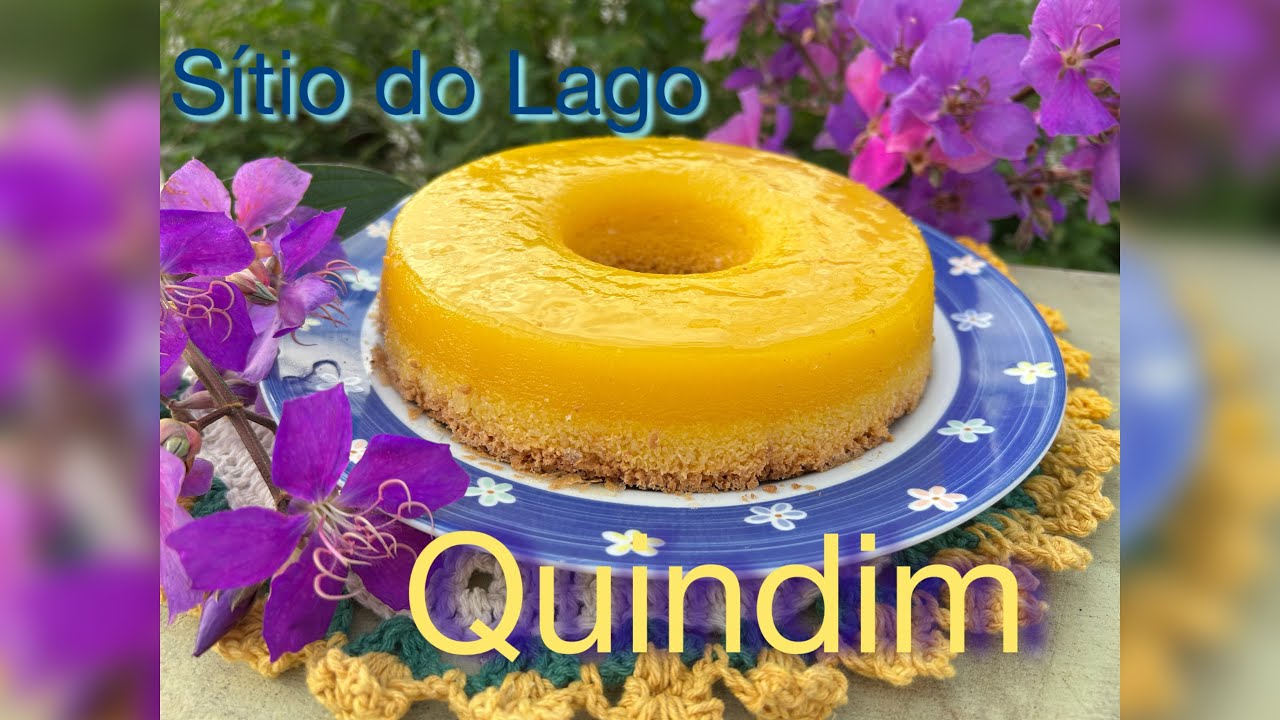 Quindim de Coco Cremoso com Leite de Coco e Baunilha 