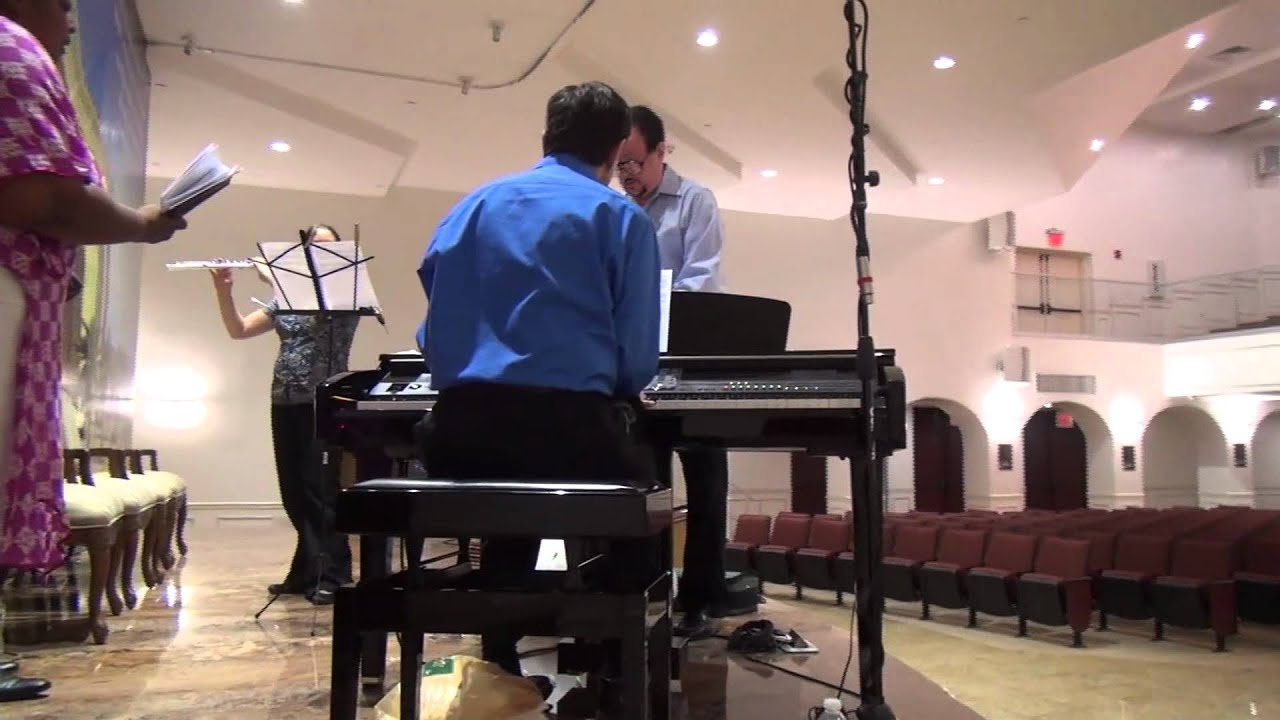 Ensaiando com alguns dos musicos que estarao no concerto no teatro apollo dia 30 de setembro