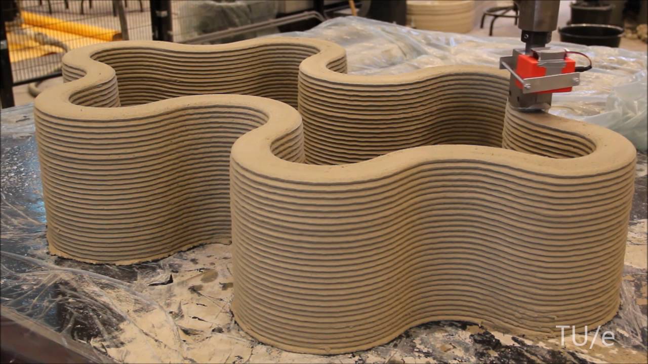 3D Concrete Printing experiments