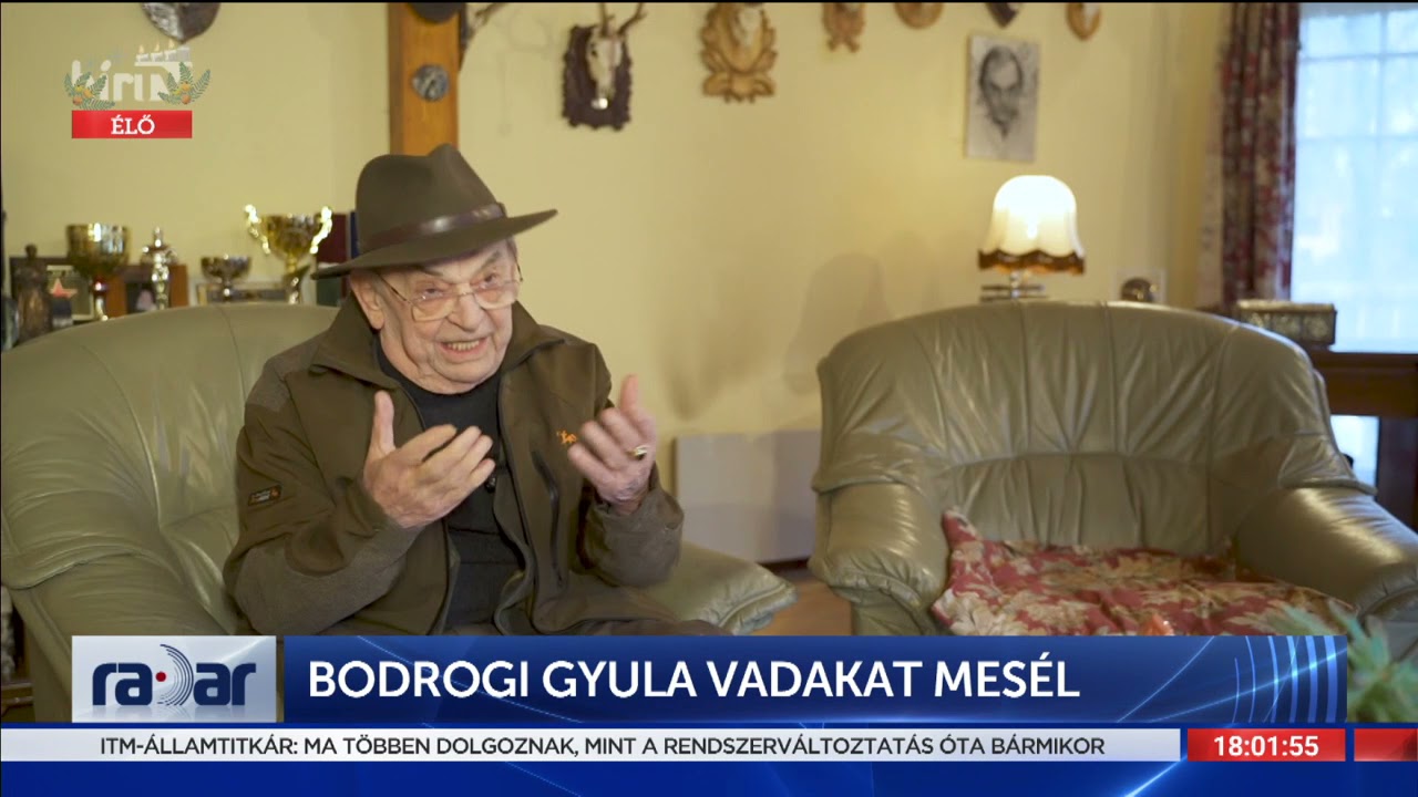 Radar: Bodrogi Gyula vadakat mes&eacute;l (2021-12-13) - H&Iacute;R TV