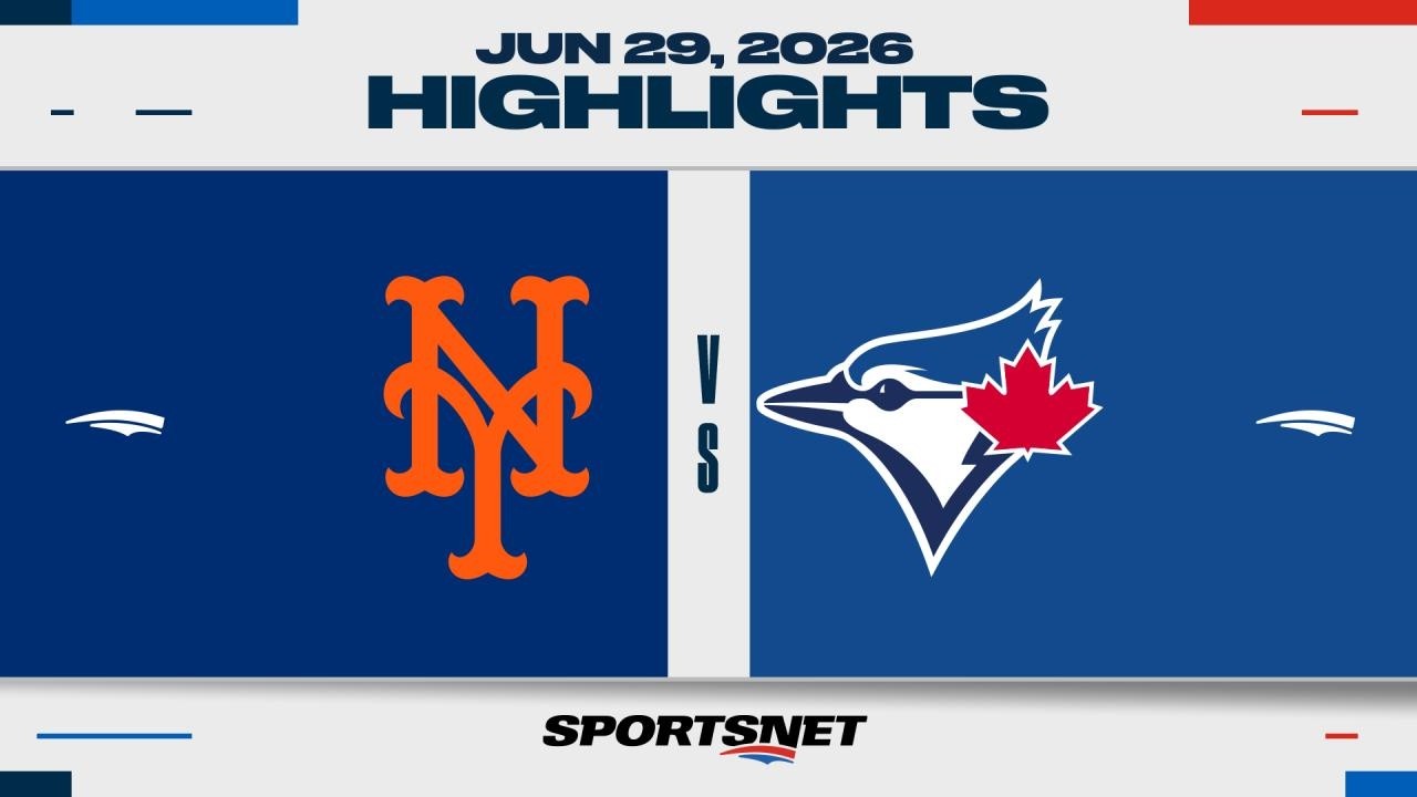 MLB Highlights | Mets vs. Blue Jays - June 29, 2026