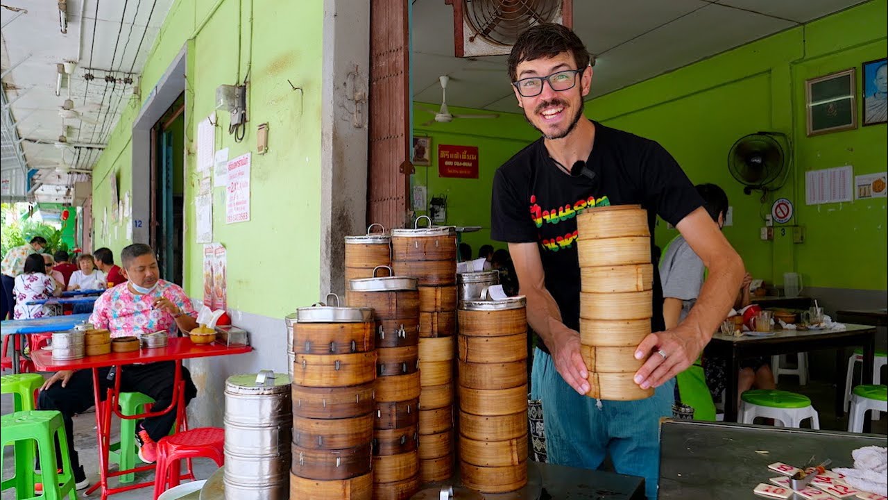 Homemade Dim Sum SOLD OUT in 3 Hours!! Cantonese Food in South Thailand 😋 👍🏼 🇹🇭