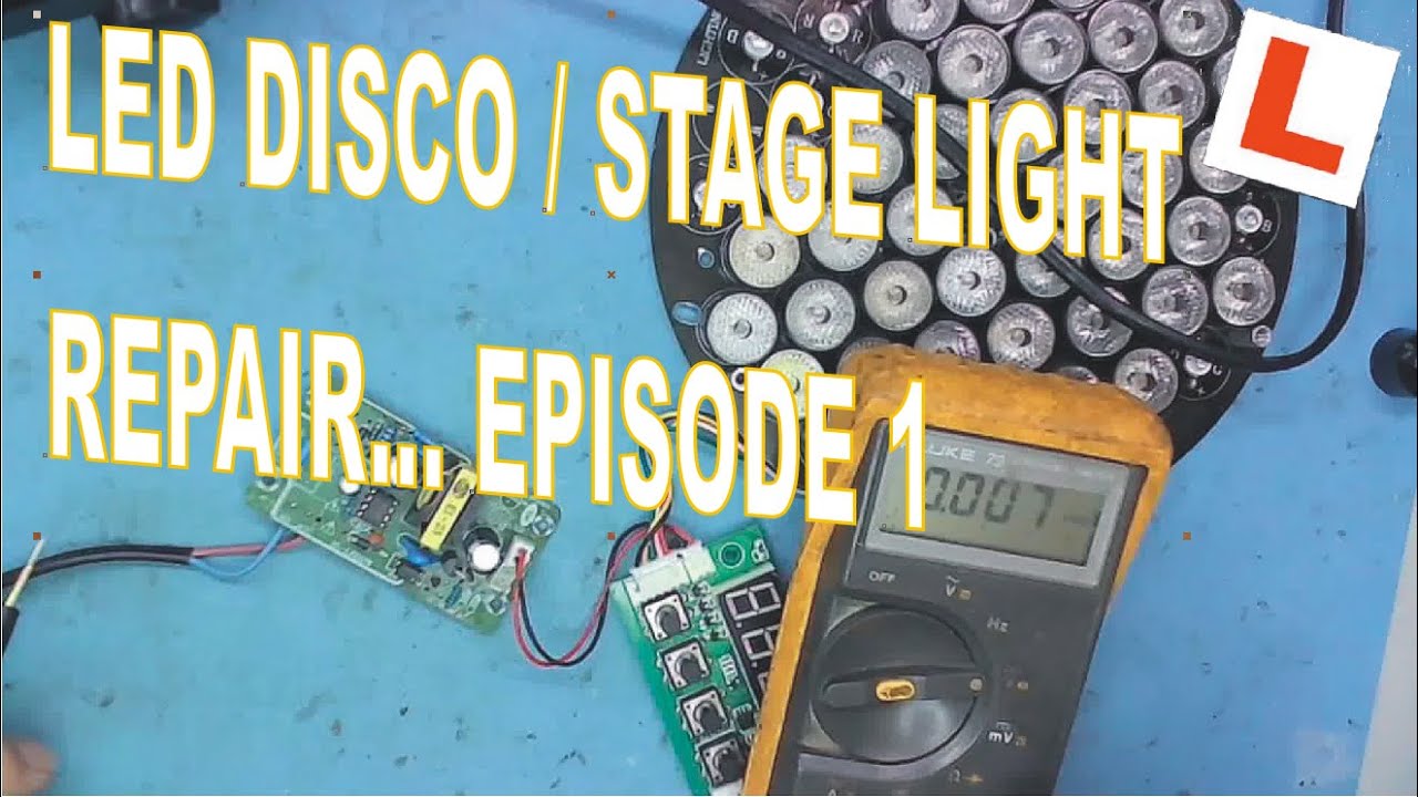 Learn Electronics Repair #16 LED Disco Lights (1)