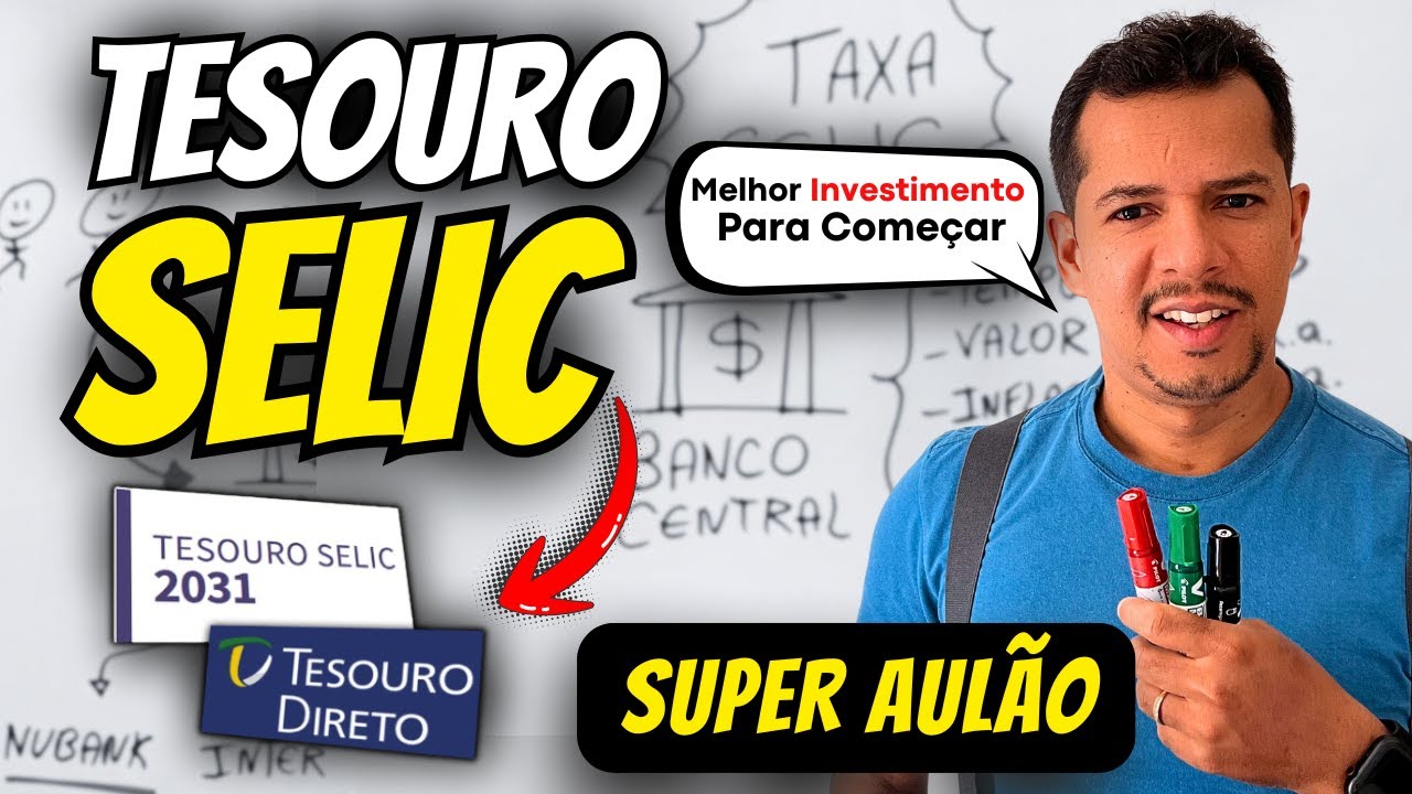 ZEROa10k #13: TESOURO SELIC [AULA COMPLETA] Como Investir na Pr&aacute;tica (Direto ao Ponto)
