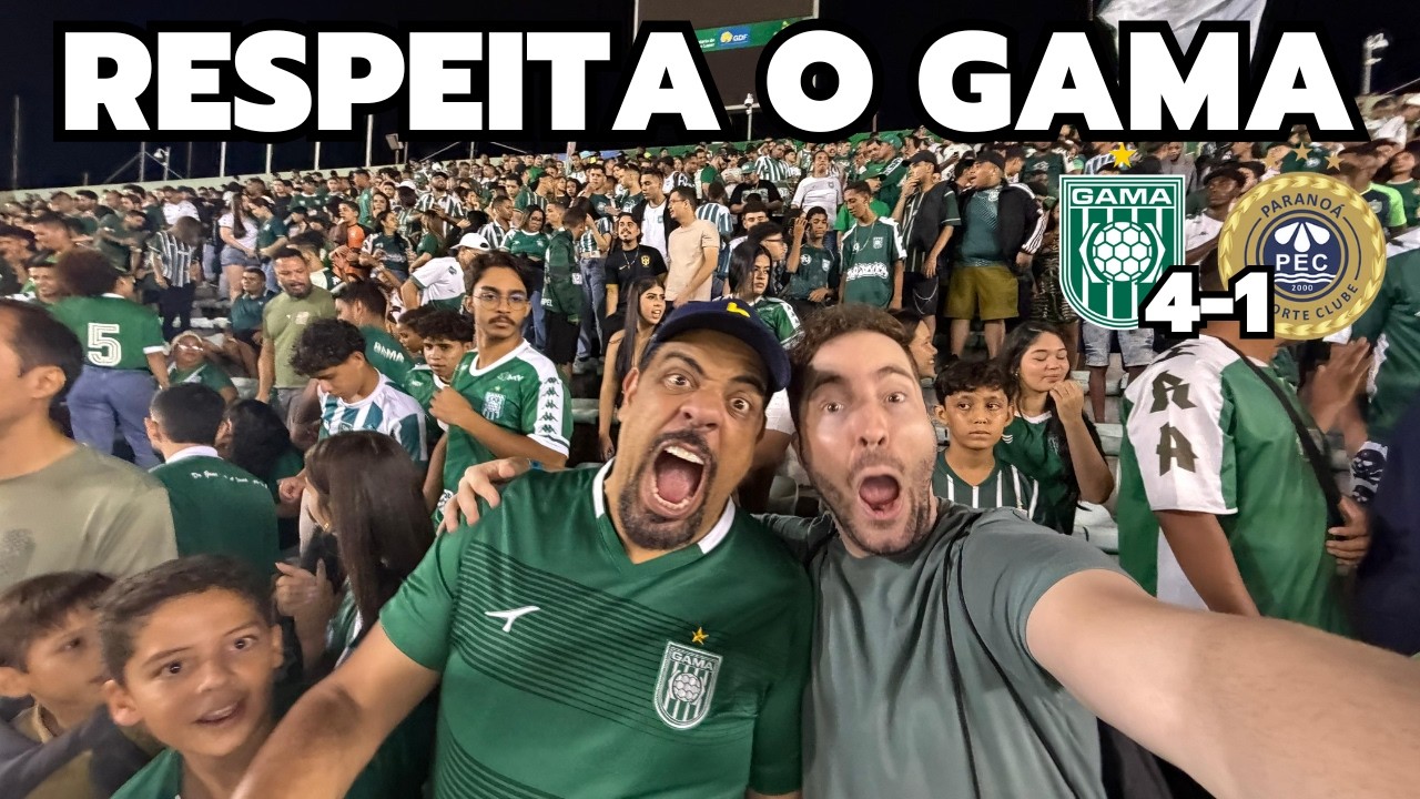 TORCIDA DO GAMA DÁ RESPOSTA NA ARQUIBANCADA - GAMA 4 X 1 PARANOÁ
