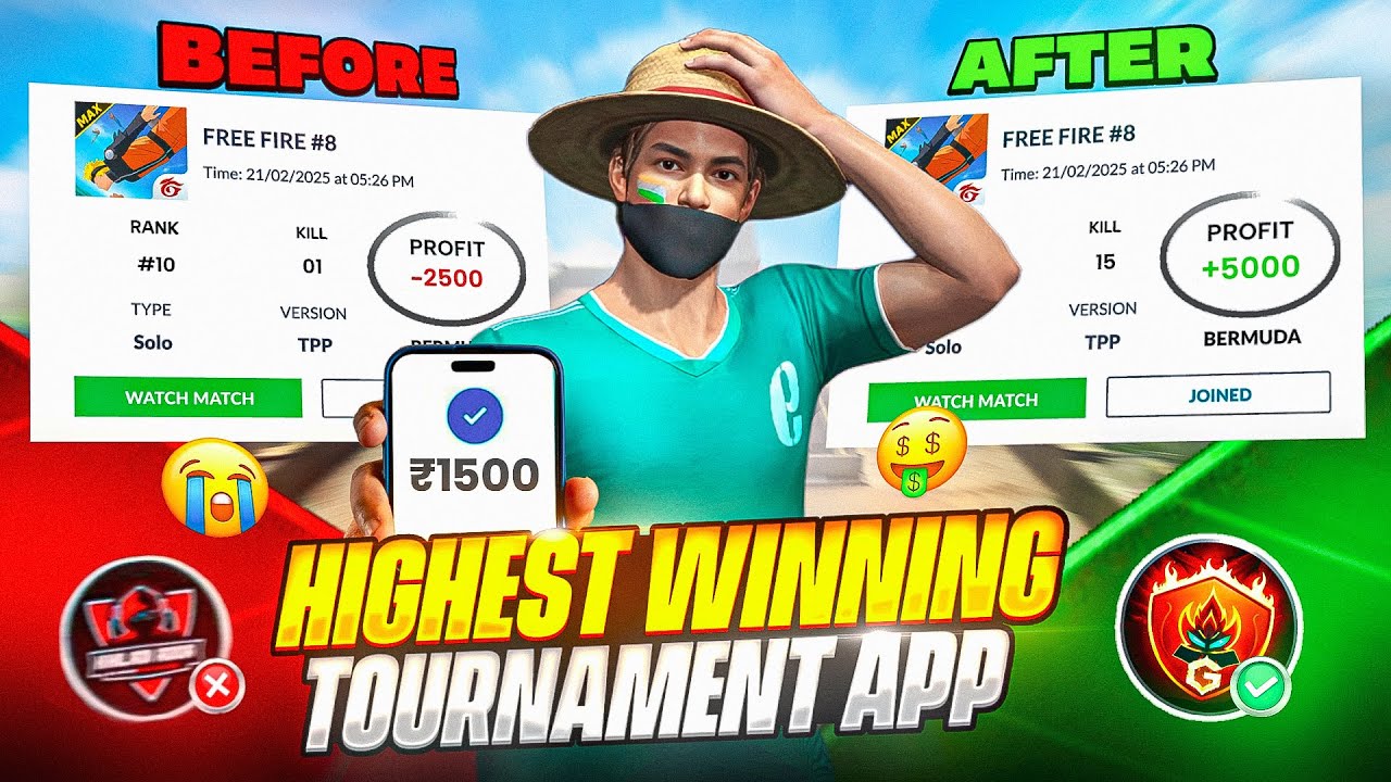 I Found The BEST Highest Earnings Solo Tournament App – Garena Free Fire