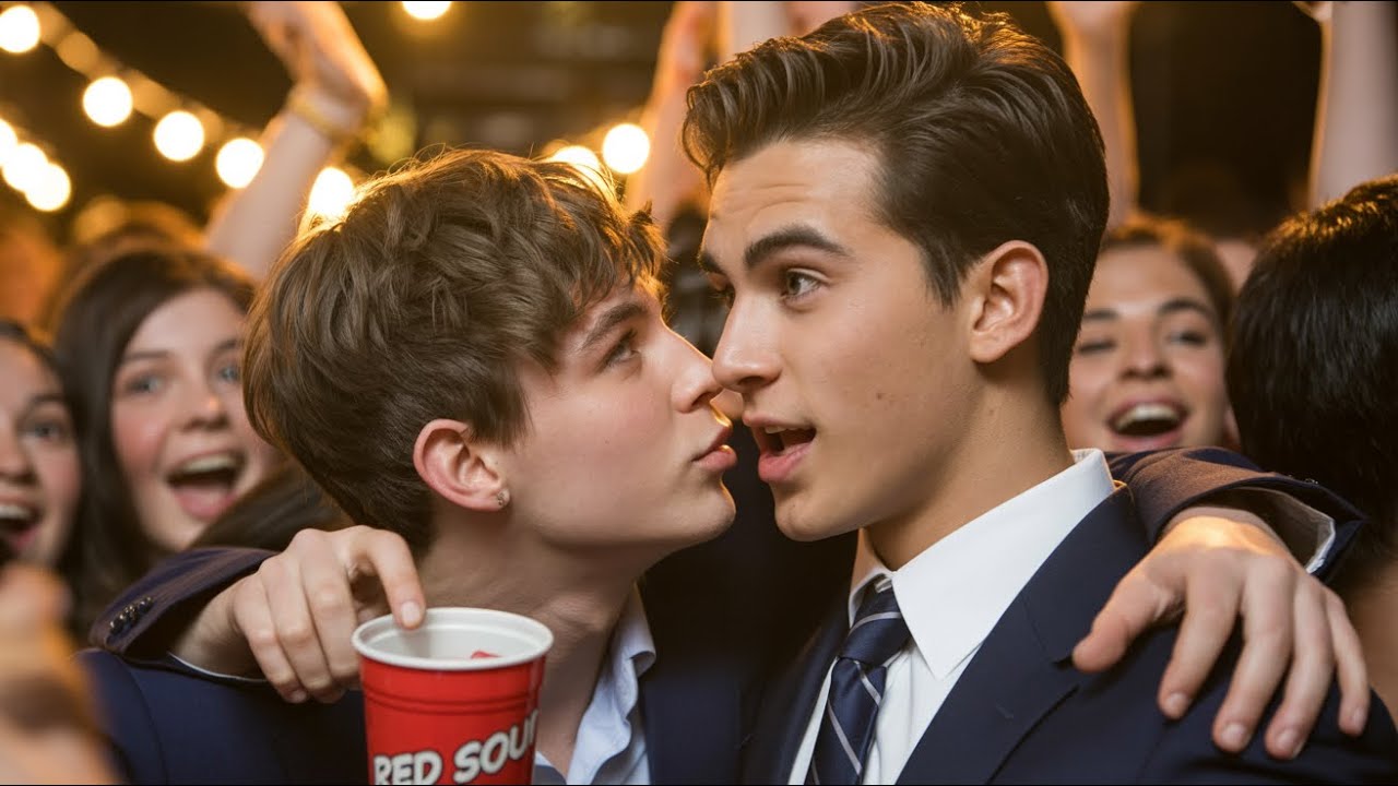AT THE GRADUATION PARTY, I BET I WOULD MAKE THE HOTTEST GUY IN CLASS FALL FOR A MAN—BUT HE HEARD
