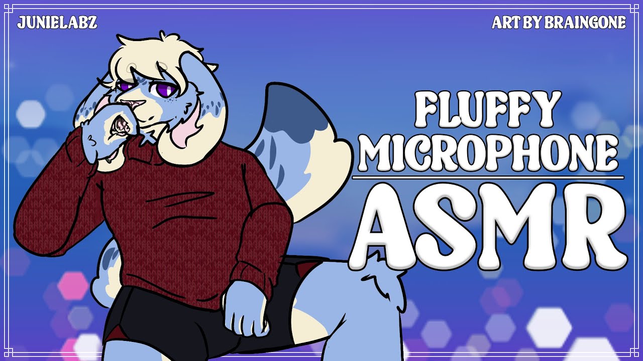 Furry ASMR | Junie Rambles With New Fluffy Mic [Ramblings] [Whispering] [Kisses] [Affirmations]