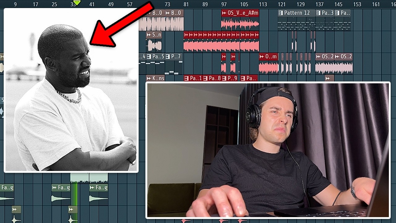 Making a KANYE WEST Type Beat with MULTIPLE Beat Switches | FL Studio Cookup