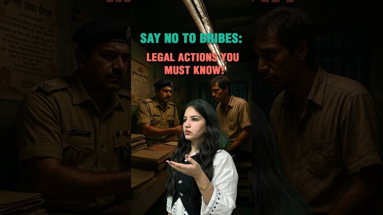 How to Legally Report a Bribe in India 🚨 | Stop Corruption Now! | Law Explained Simply