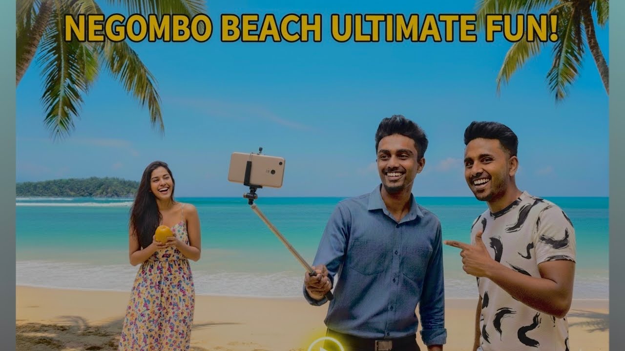 Negombo ,Browns Beach🏖️යාලුවනේ අපි Beach ගියා.🌊😁 ඒක වෙනම කතාවක් යාලුවනේ 😍vlog 01📸  #beach #funny 