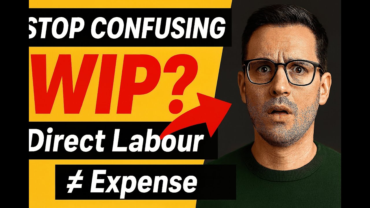 Finally Understand WIP, Direct Labour & COGS! The Easiest Manufacturing Cost Flow Tutorial