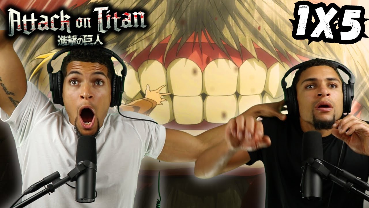 THIS CAN'T BE REAL!!! | ATTACK ON TITAN 1x5 REACTION! | *New Anime Fans*