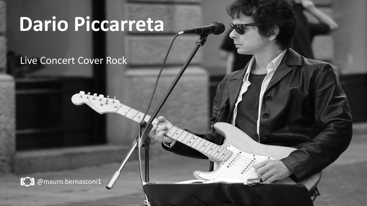 DARIO PICCARRETA Live Guitar Concert Cover Rock
