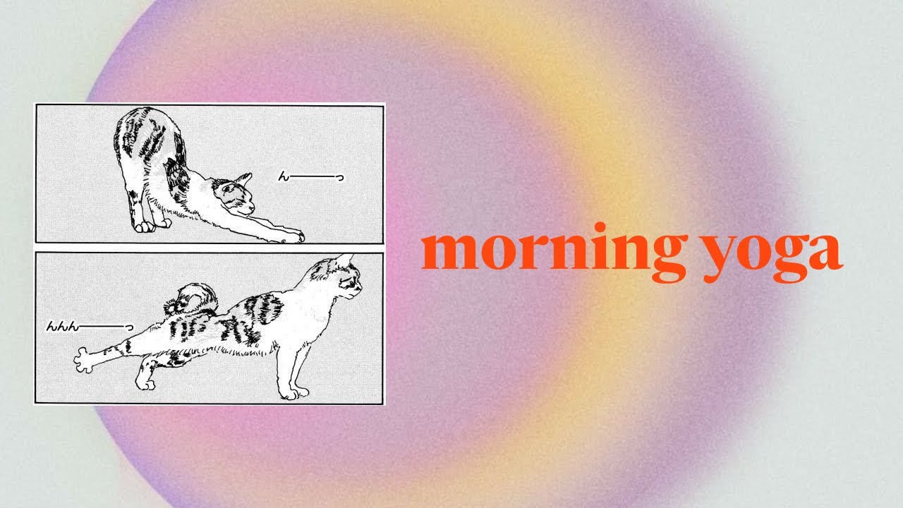 morning yoga, wake up and bake up :)