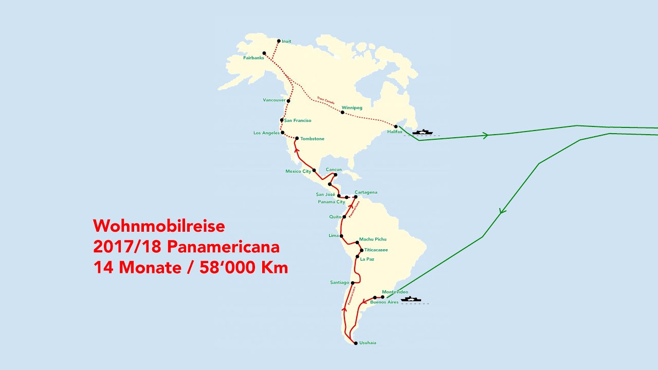 2017/18 Panamericana Teil 1: Hamburg - Uruguay