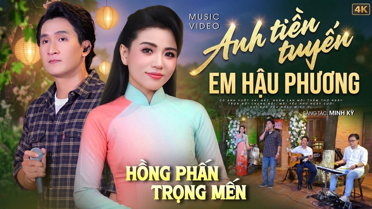 Em Hậu Phương Anh Tiền Tuyến - Hồng Phấn, Trọng Mến | MV Cặp Đôi Song Ca Nhạc Lính Bolero Quá Ngọt