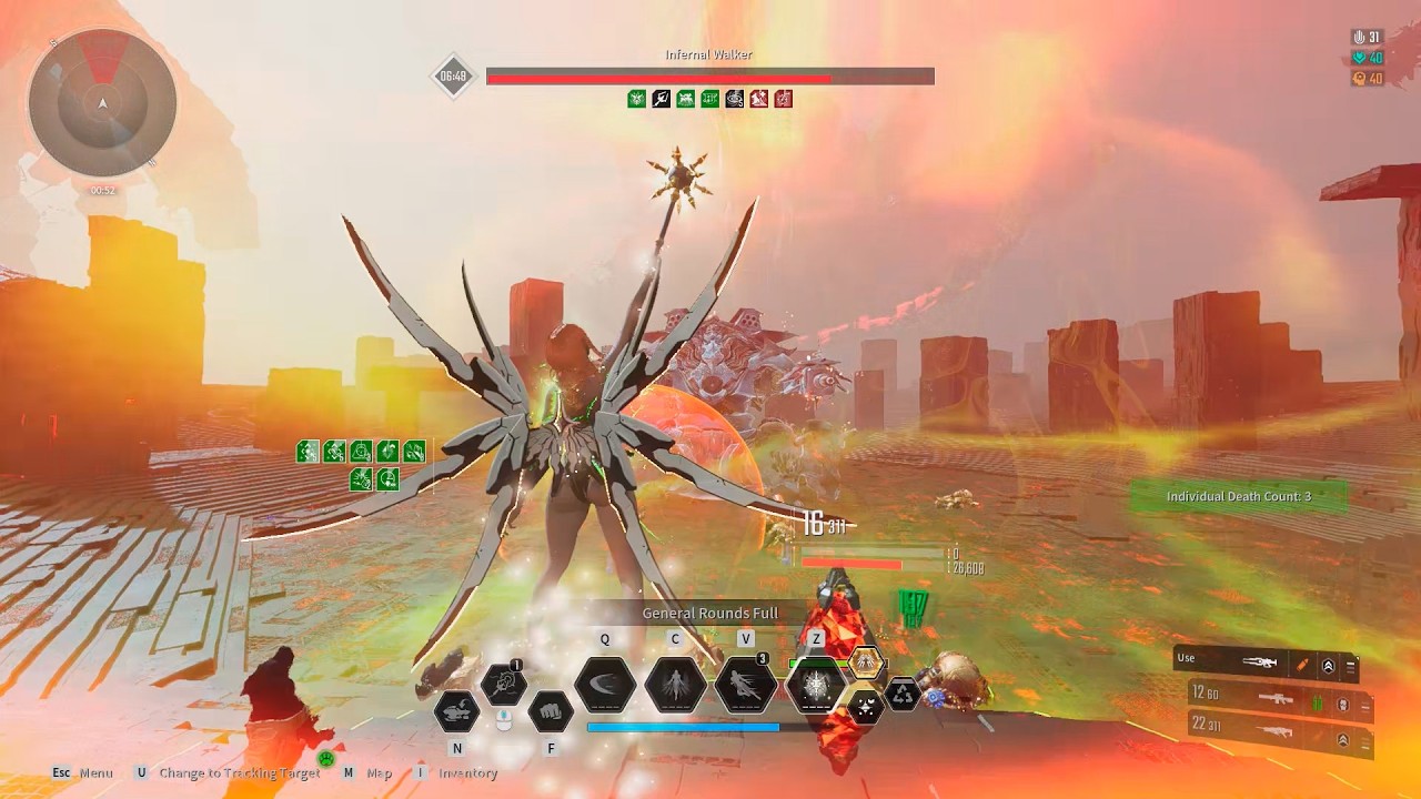Serena Infernal Walker Challenge 6m12s (Clairvoyance) + Build | The First Descendant
