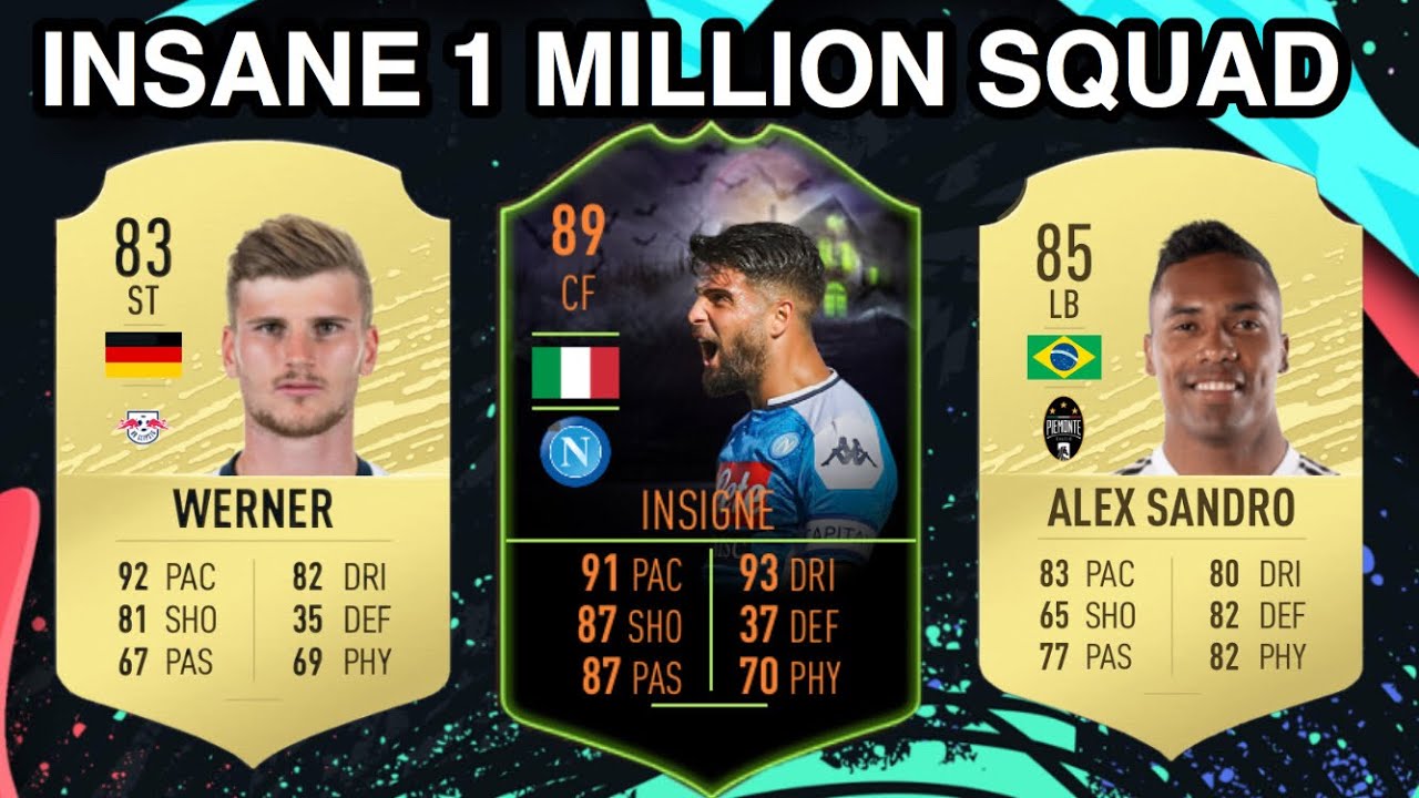 INSANE 1 MILLION HYBRID SQUAD BUILDER FIFA 20