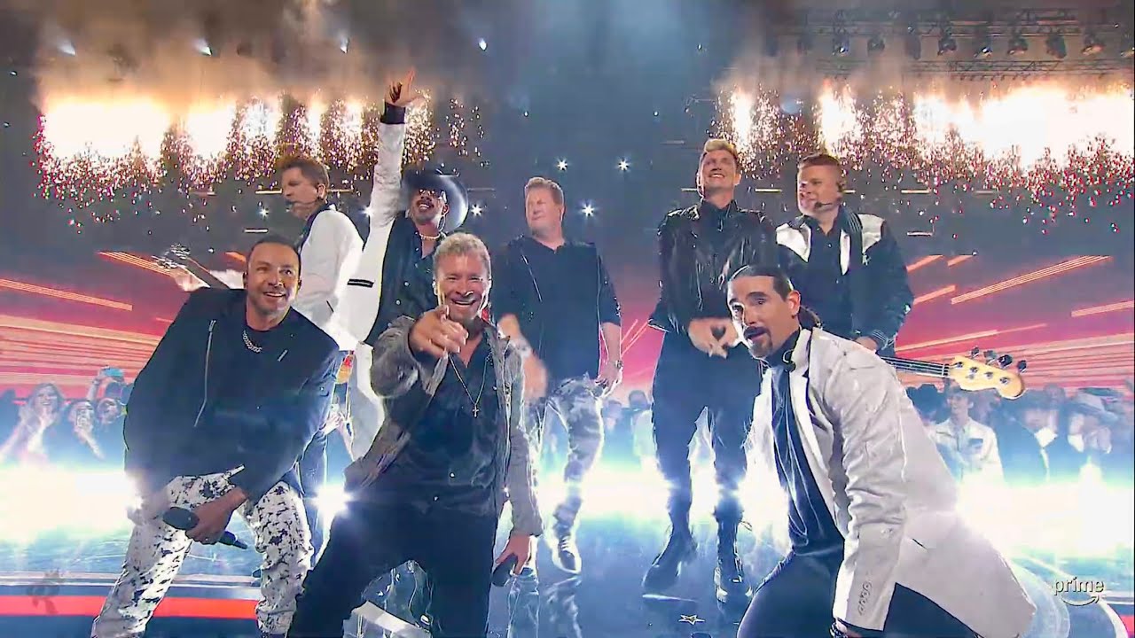 Backstreet Boys, Rascal Flatts - Life Is A Highway (Live at the 60th ACM Awards)