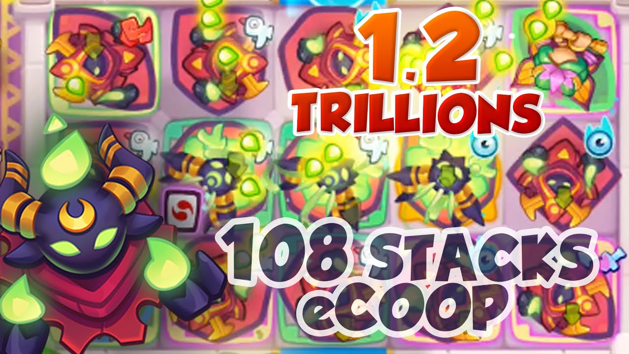 CULTIST 1.2 Trillion 108 Stacks - Killing it in eCOOP - RUSH ROYALE