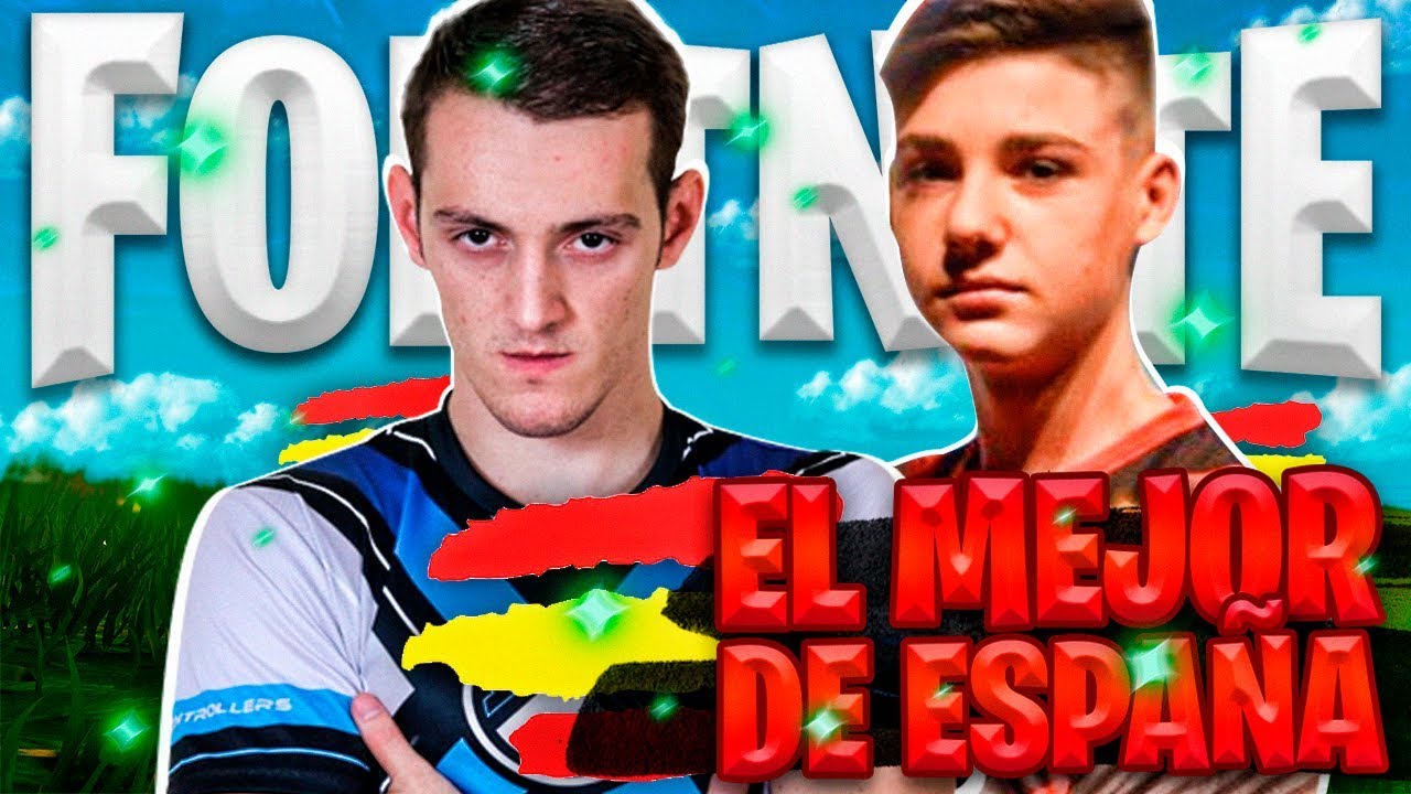 JUGANDO CON EL MEJOR JUGADOR DE ESPAÑA DE FORTNITE (CON MANDO)