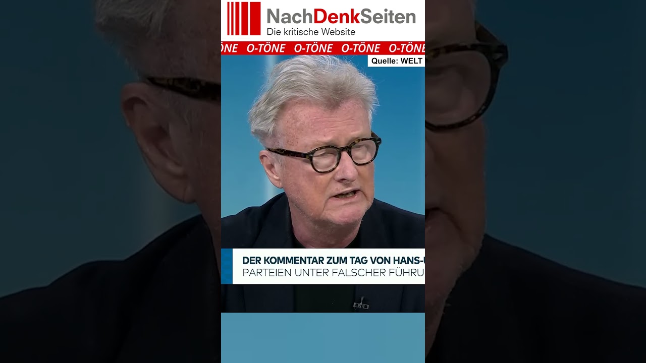 Hans-Ulrich J&ouml;rges: &bdquo;Klingbeil hat das Charisma eines B&uuml;geleisens&ldquo;