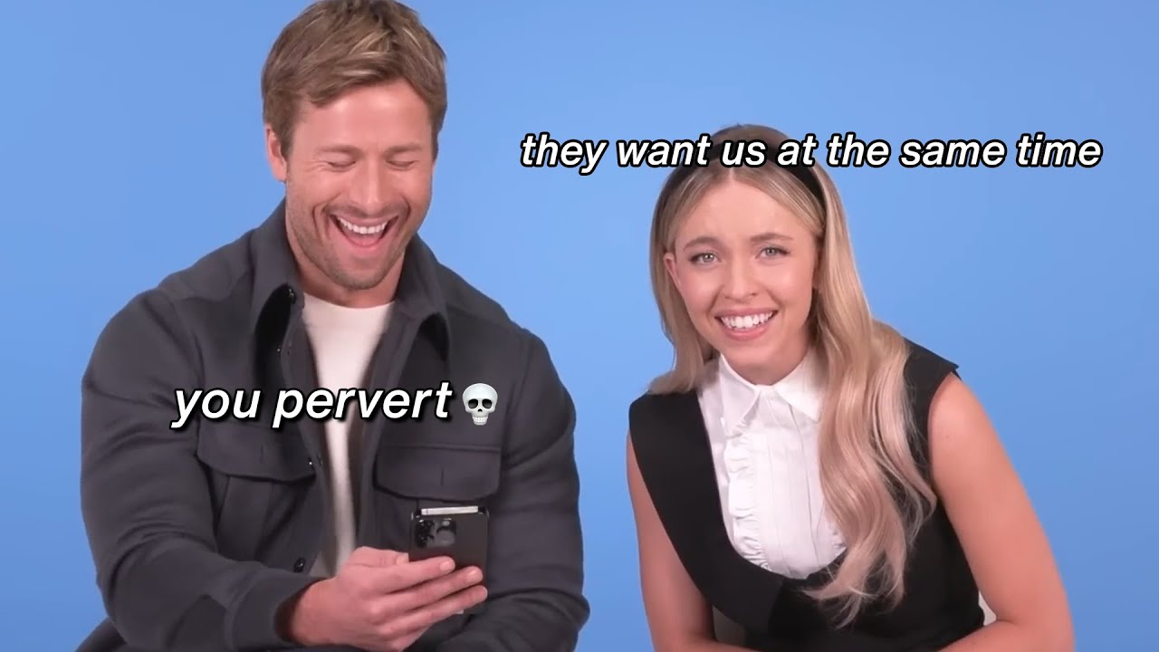 Sydney Sweeney and Glen Powell being the perfect romcom duo for 5 minutes
