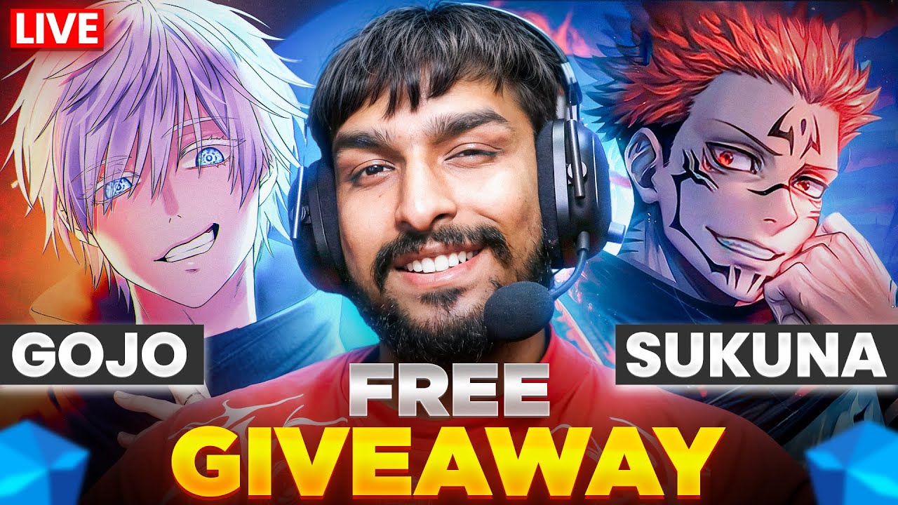 🚨 SUKUNA BUNDLE LIVE GIVEAWAY💎FreeFire Giveaway LIve - FreeFire Telugu Live - Singh Gaming