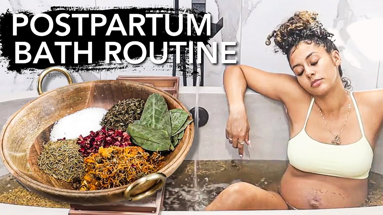 Postpartum Bath Healing