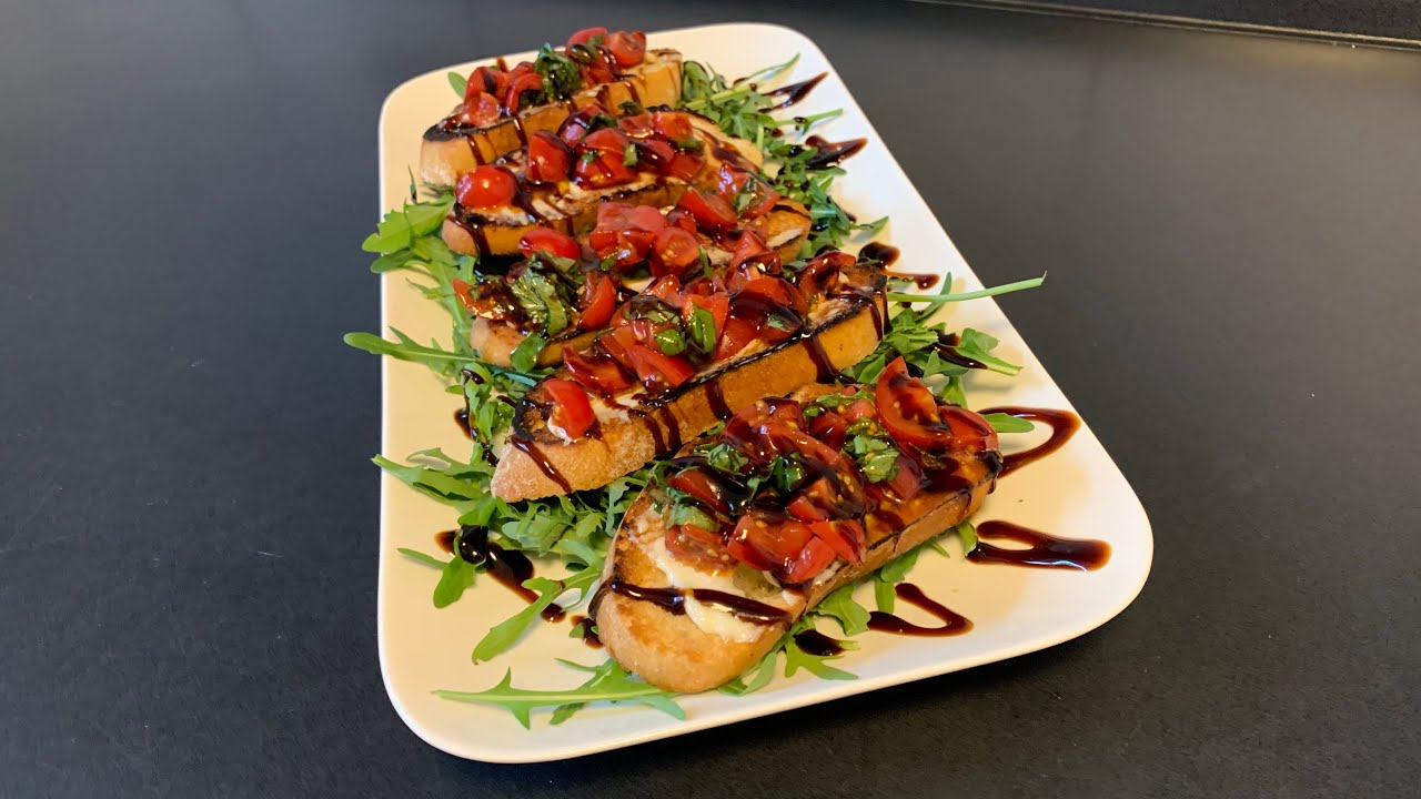 Bruschetta / easy / Schnell gemacht / schnelles Rezept/ lecker und einfach / Tomaten Salat / Simona
