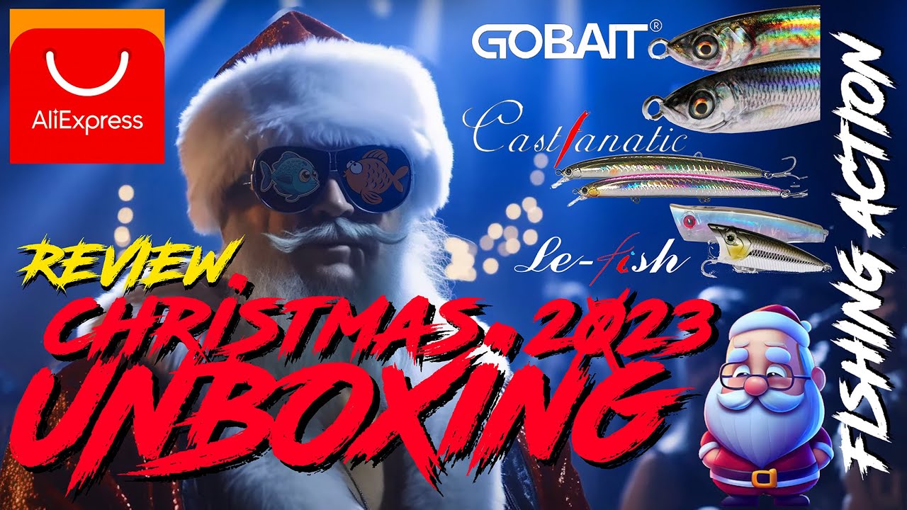 🔴UNBOXING Aliexpress🔴 NAVIDAD señuelos #review  #unboxing  #aliexpress #fishing #pesca #lure #bait