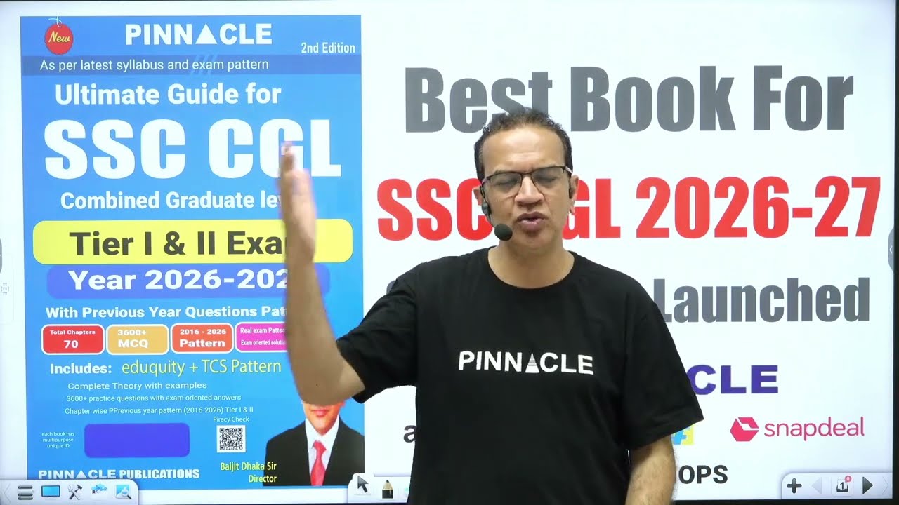 📕Ultimate Guide for SSC CGL 2026-27 Tier 1 & Tier 2 exam book launched |  Chapter wise 2nd edition