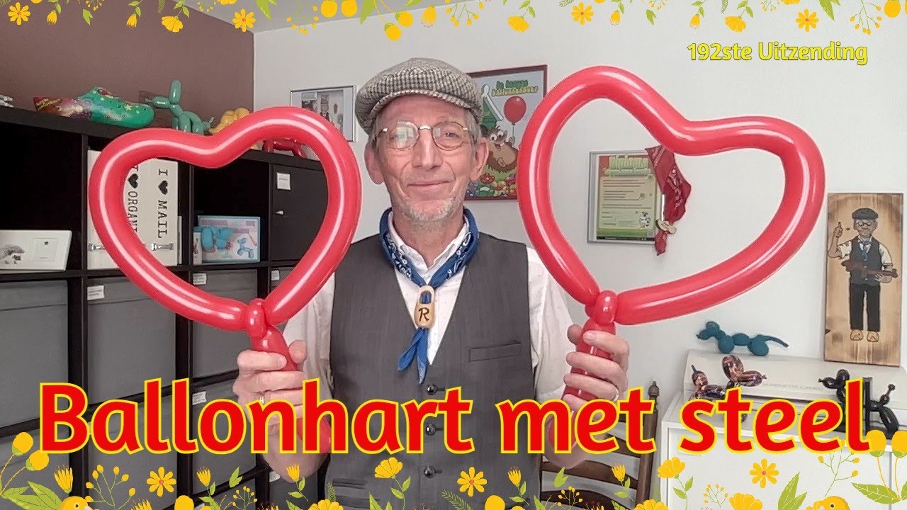 Ballonhart / Balloon heart - Ballonfiguur van de Haagse ballonnenboer (192ste)