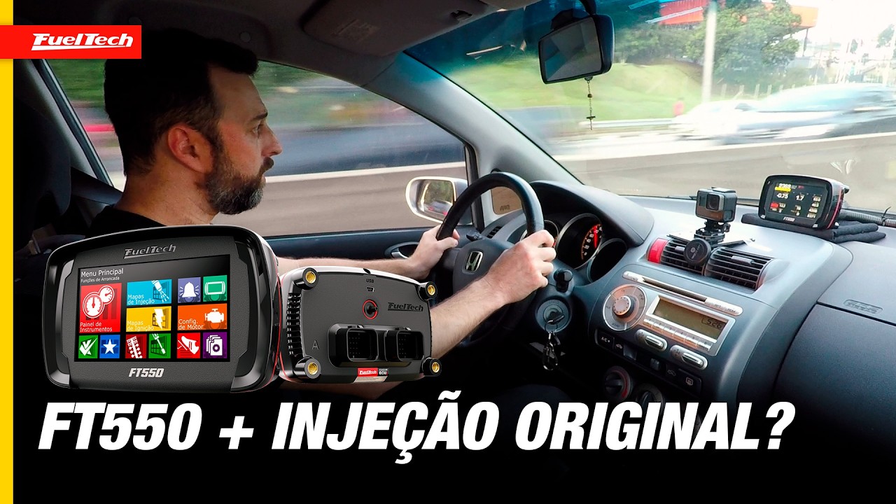 Estudo de Consumo com FT550 como Data Logger | Honda Fit 1.5 CVT