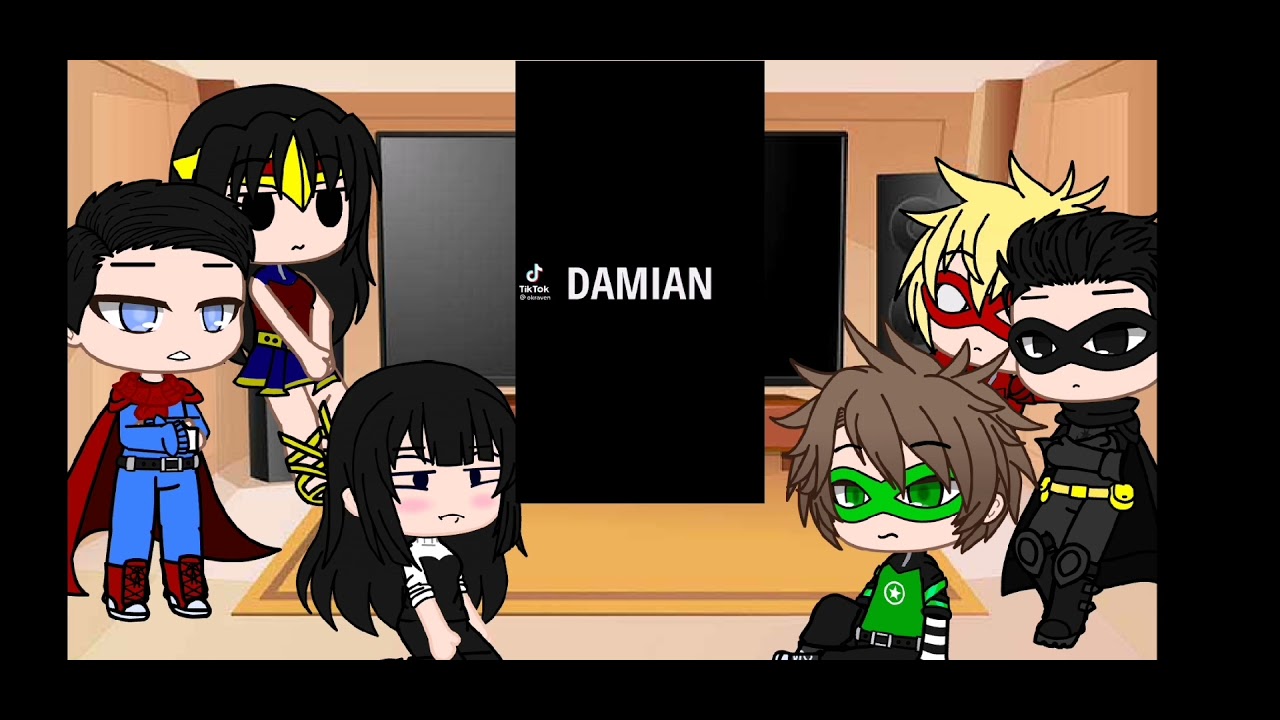 Justice leagule react to Damian wayne +(damirae/robrae)