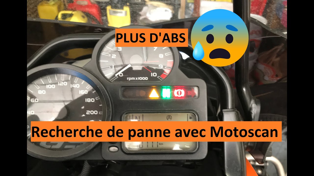 Diagnostique de panne ABS avec Motoscan