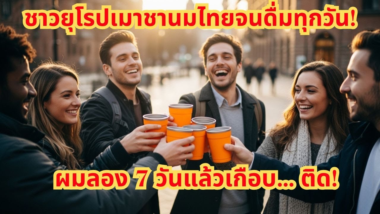 ชาวยุโรปเมาชานมไทยจนดื่มทุกวัน! ผมลอง 7 วันแล้วเกือบ… ติด!