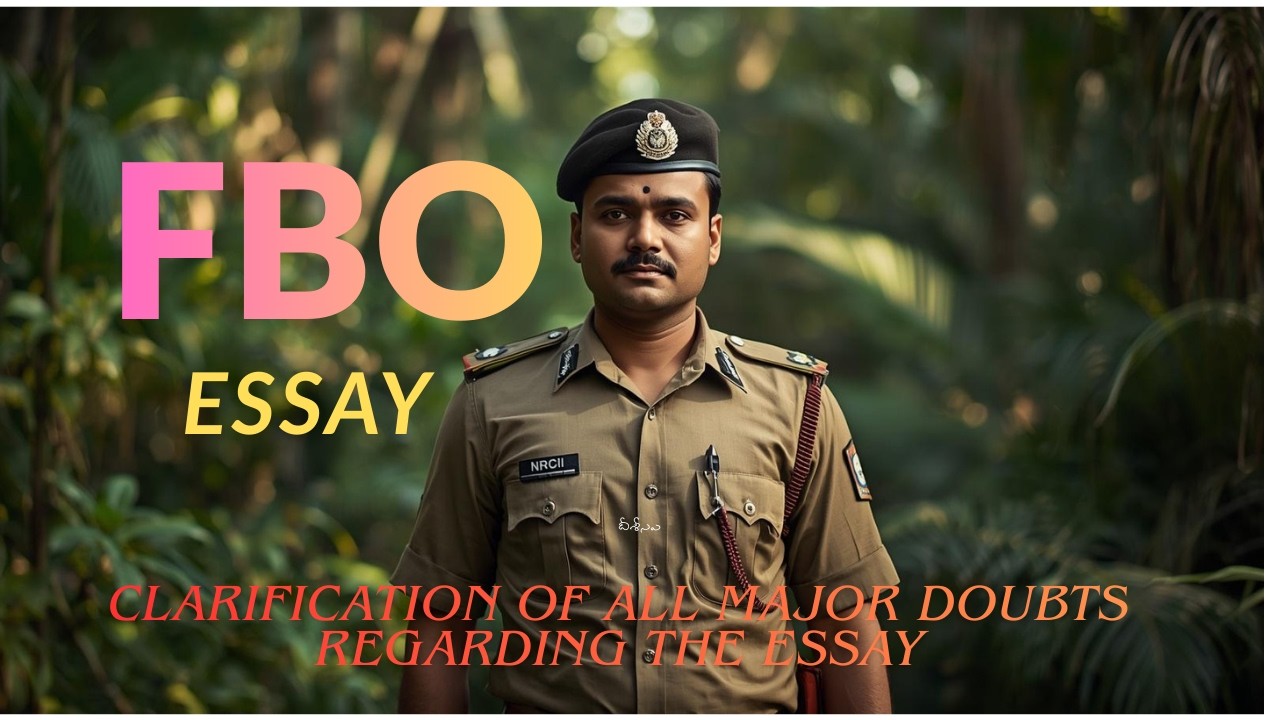 FBO ESSAY , @ All Doubts clarify , # Must watch.......