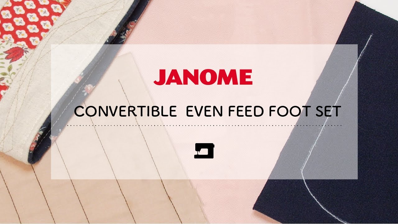 CONVERTIBLE  EVEN FEED FOOT SET