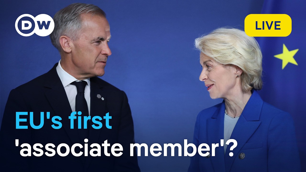 Ursula von der Leyen invites Canada to be EU's first 'associate member' | DW News