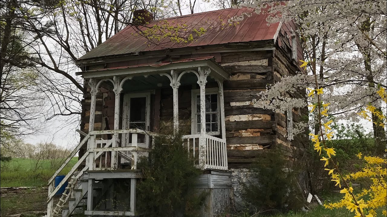 SCENIC Abandoned Log CABIN From the early 1800’s