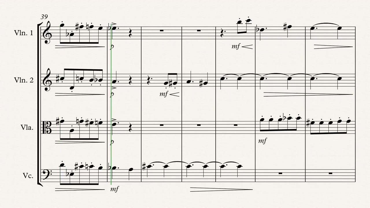Cuarteto de cuerda, Vivo (III) - Gustavo Díaz Luque