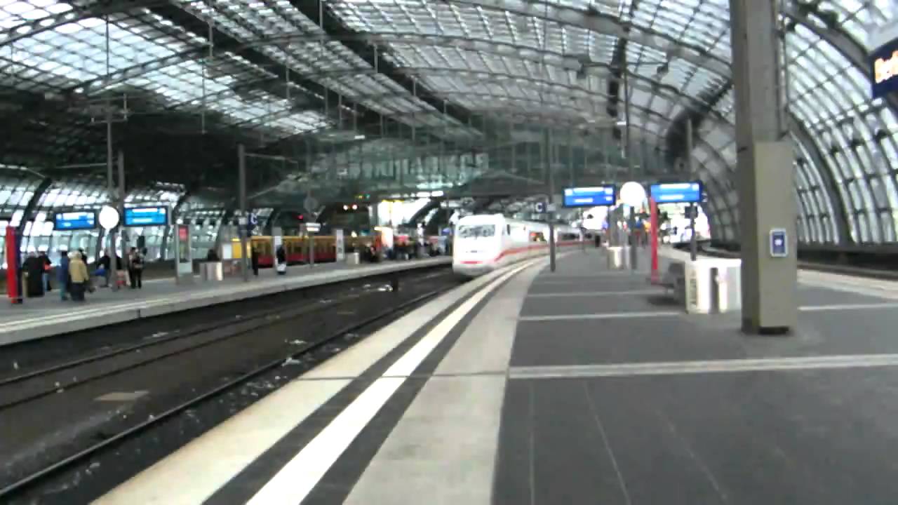 Wjazd ICE 843 Koln-Berlin z MK Fiorekolej na pokładzie do Berlina Hbf