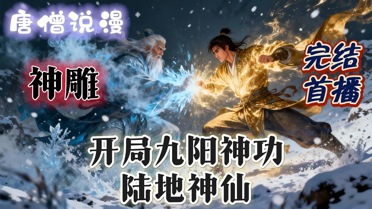 【完结】《神雕：开局九阳神功，陆地神仙》《神雕+热血+爽文+弥补遗憾+剑仙》 李长风穿越神雕，开局来到了少林获得了九阳神功秘籍！#穿越 #有聲書 #完结文 #热血 #武俠 #金庸 #一口气看完